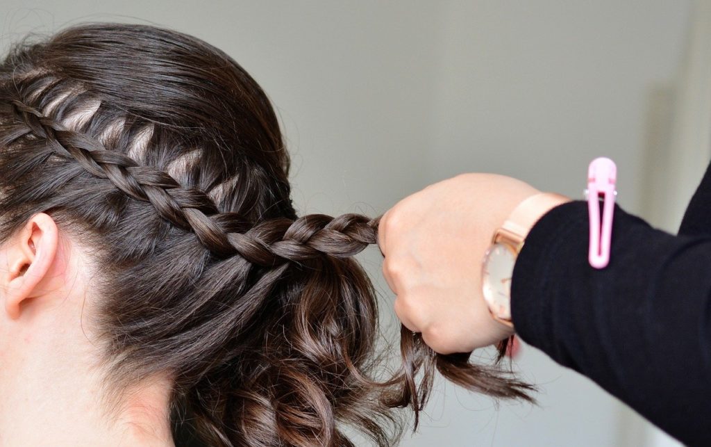 Locken flechten